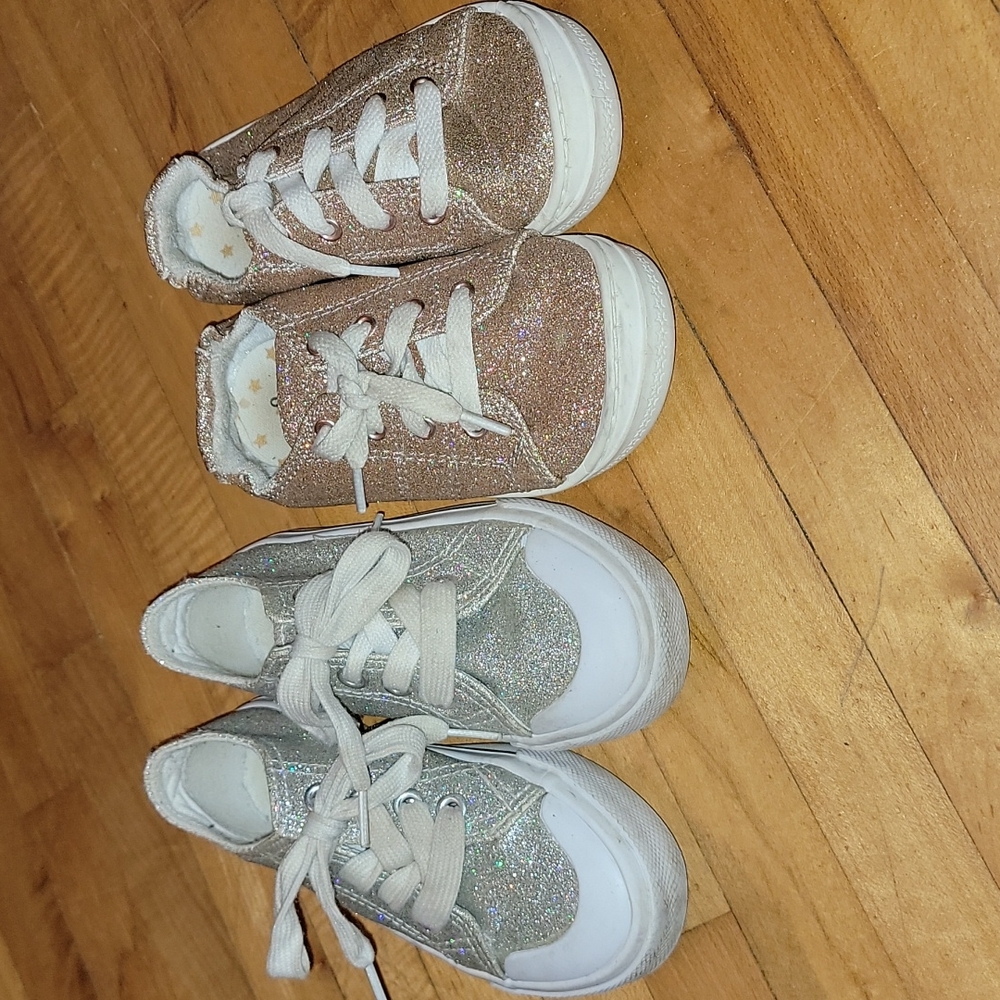 Toddler girl sparkle shoes bundle